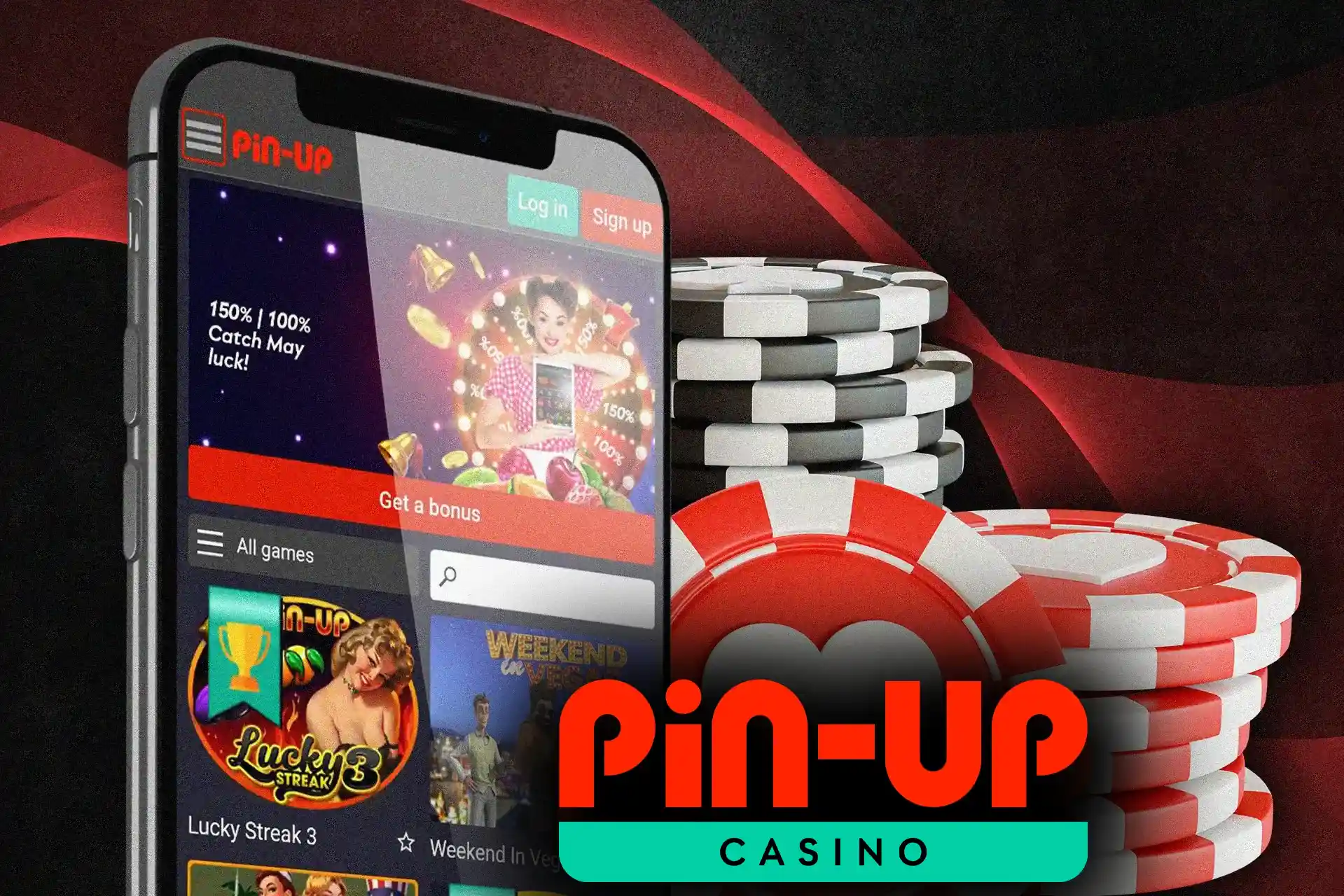 Choose your favorite casino games and play right in the app.
