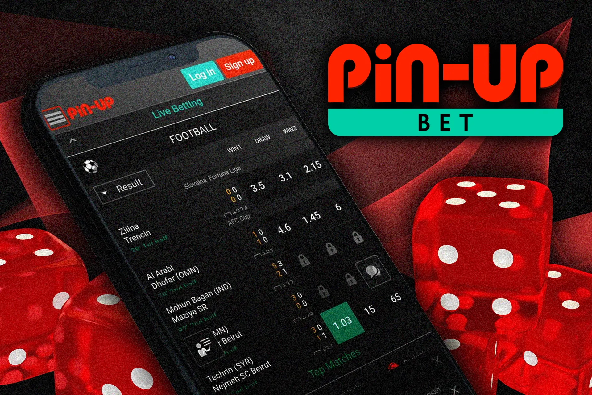 Place simple bets, as well as system and express bets in the app.
