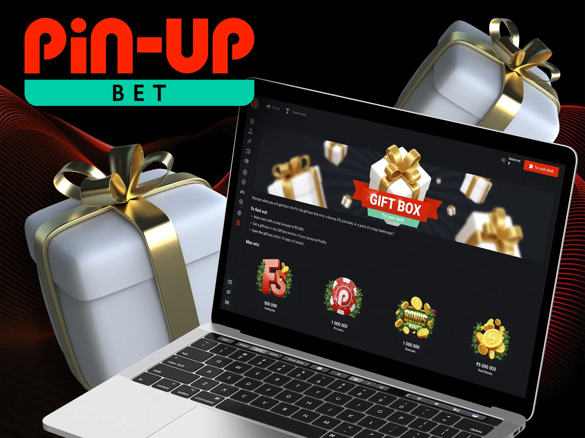 Take advantage of Pin Up Casino bonuses that will significantly increase your bet and winnings.